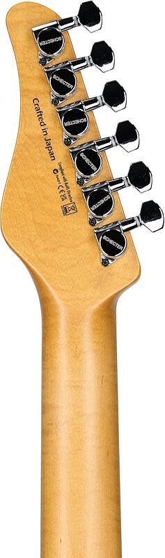 Schecter Japan PT Classic Electric Guitar (with Case), Transparent Fade Burst, Serial Number J22-09197, Headstock Straight Back