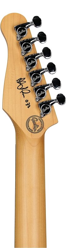 Lerxst Grace Floyd Rose Electric Guitar (with Case), Red, Serial Number 24310929, Headstock Straight Back