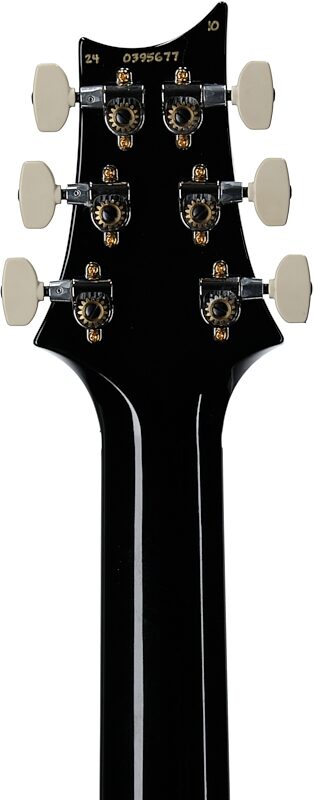 PRS Paul Reed Smith Custom 24 Pattern Thin 10-Top Electric Guitar (with Case), Fire Smokeburst, Serial Number 0395677, Headstock Straight Back