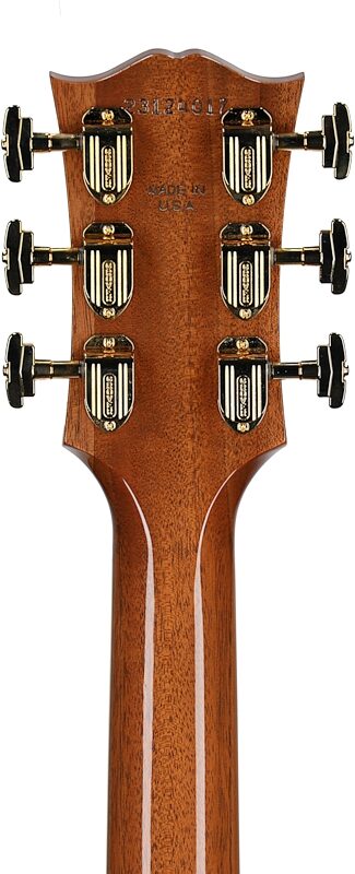 Gibson SJ-200 Standard Rosewood Jumbo Acoustic-Electric Guitar (with Case), Rosewood Burst, Serial Number 23124017, Headstock Straight Back