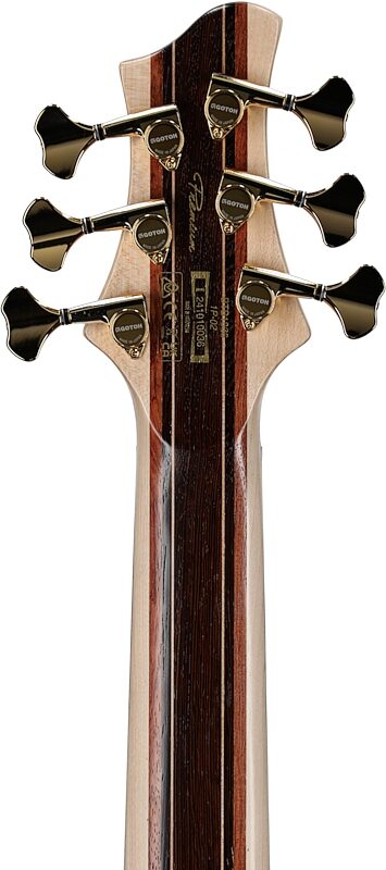 Ibanez BTB1836 Premium Electric Bass, 6-String (with Gig Bag), Natural Shadow, Serial Number 241010036, Headstock Straight Back