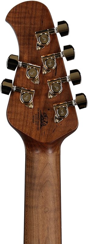 Ernie Ball Music Man StingRay II Cory Wong Electric Guitar, Charcoal Blue, Serial Number S11553, Headstock Straight Back