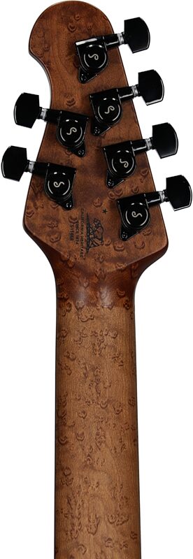 Ernie Ball Music Man Rabea Massaad Sabre Electric Guitar (with Case), Vileblood, Serial Number S11666, Headstock Straight Back