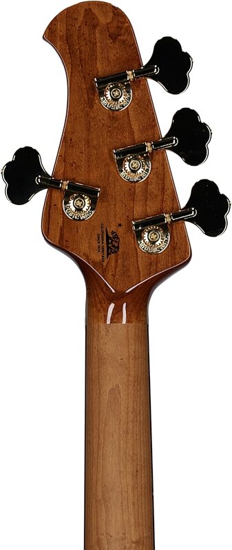 Ernie Ball Music Man StingRay Special HH Electric Bass (with Case), Ocean Sparkle, Serial Number K05372, Headstock Straight Back