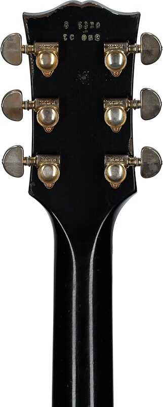 Gibson Custom Shop Eric Clapton 1958 Les Paul Custom Electric Guitar, Ebony, Serial Number EC 052, Headstock Straight Back