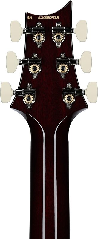 PRS Paul Reed Smith S2 Custom 24 Quilt Electric Guitar (with Gig Bag), Gray Black Purple Burst, Serial Number S2080429, Headstock Straight Back