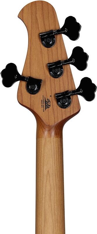 Ernie Ball Music Man StingRay Special Electric Bass (with Mono Case), Black Rock, Serial Number K06535, Headstock Straight Back