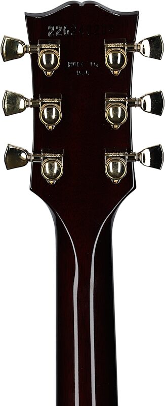 Gibson ES-335 Supreme Figured Top Electric Guitar (with Case), Bourbon Burst, Serial Number 226240208, Headstock Straight Back