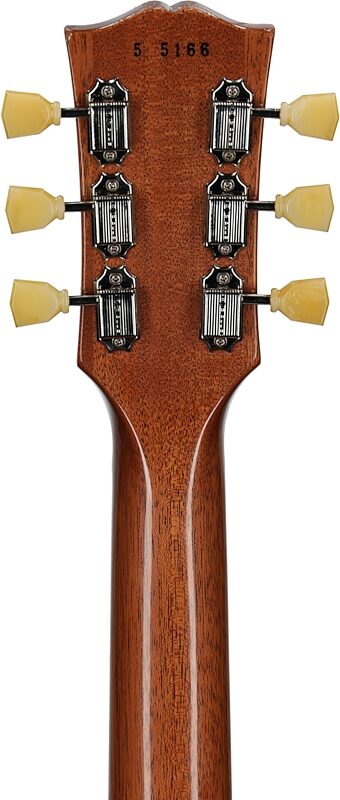 Gibson Limited Edition Custom Shop 1955 NAMM Les Paul Electric Guitar (with Case), Nugget Gold, Serial Number 55166, Headstock Straight Back