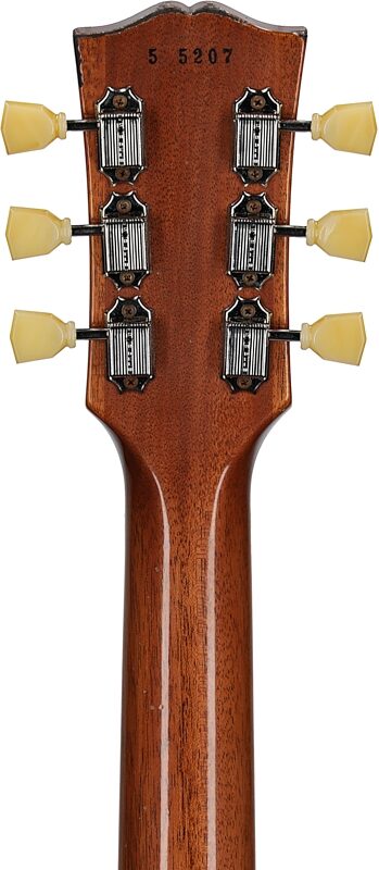 Gibson Limited Edition Custom Shop 1955 NAMM Les Paul Electric Guitar (with Case), Viceroy Brown, Serial Number 55207, Headstock Straight Back