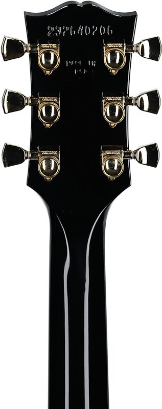 Gibson Les Paul Supreme AAA Figured Electric Guitar (with Case), Transparent Ebony Burst, Serial Number 232640206, Headstock Straight Back