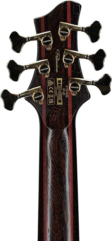 Ibanez Premium BTB1936 Bass Guitar (with Gig Bag), Sunset Fade Low Gloss, Serial Number 241203022, Headstock Straight Back