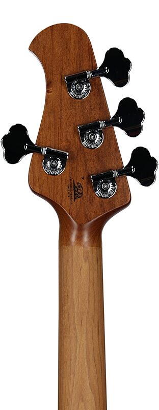 Ernie Ball Music Man StingRay Special HH Electric Bass (with Case), Hot Honey, Serial Number K06297, Headstock Straight Back