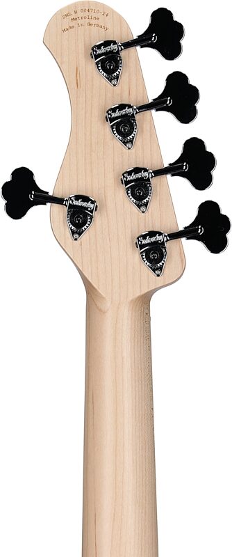 Sadowsky MetroLine 21-fret Vintage J/J Bass, 5-String (with Gig Bag), Nirvana Black, Serial Number SML H 004710-24, Headstock Straight Back