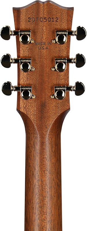 Gibson Parlor Rosewood EC Acoustic-Electric Guitar (with Case), Rosewood Burst, Serial Number 20705012, Headstock Straight Back