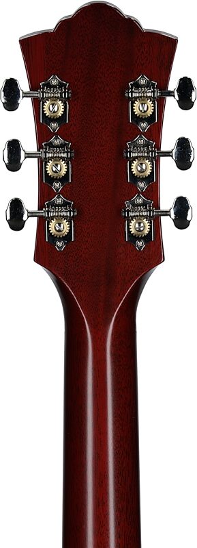 Guild D-50 Standard Dreadnought Acoustic Guitar, Antique Burst, Serial Number US250088, Headstock Straight Back