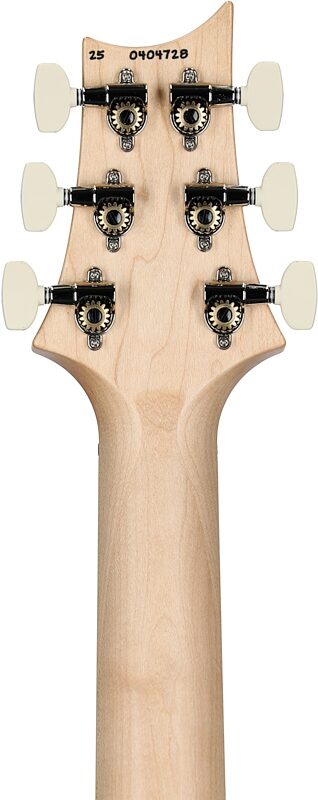 PRS Paul Reed Smith Swamp Ash Special Maple Electric Guitar (with Gig Bag), White Doghair, Serial Number 0404728, Headstock Straight Back