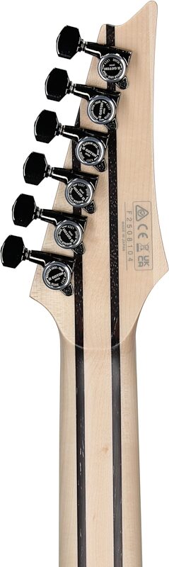 Ibanez RGR5221 Prestige Electric Guitar (with Case), Transparent Fluorescent Orange, Serial Number 210002F2508104, Headstock Straight Back