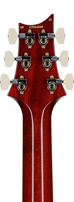 PRS Paul Reed Smith Hollowbody II 10-Top Electric Guitar (with Case), McCarty Sunburst, Serial Number 0396065, Headstock Straight Back