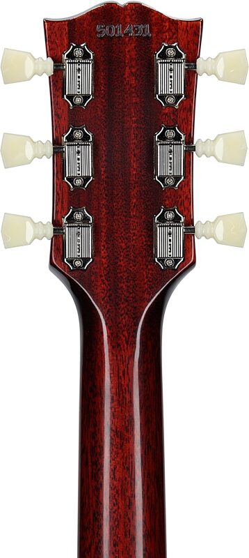 Gibson Custom 61 SG Standard VOS Electric Guitar (with Case), Cherry, with Nickel Hardware, Serial Number 501431, Headstock Straight Back