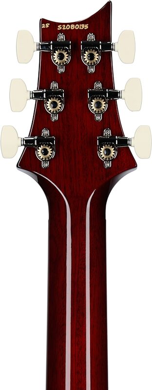 PRS Paul Reed Smith S2 Studio Electric Guitar, Fire Red Burst, Serial Number S2080135, Headstock Straight Back