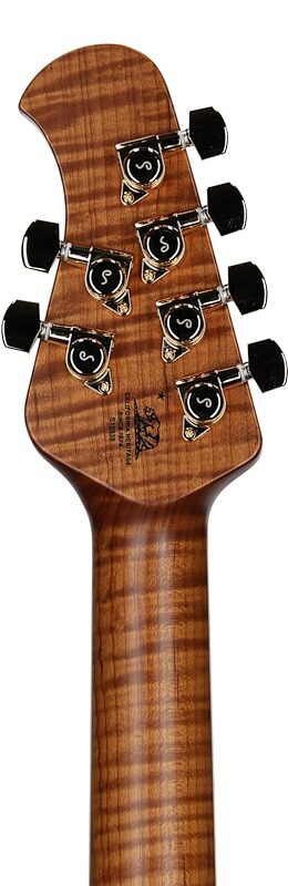 Ernie Ball Music Man StingRay II Cory Wong Deluxe Electric Guitar, Pine Green, Serial Number S12335, Headstock Straight Back
