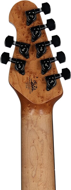 Ernie Ball Music Man Jason Richardson Cutlass HT Electric Guitar, 7-String (with Gig Bag), Kokiri Forest Green, Serial Number S11476, Headstock Straight Back