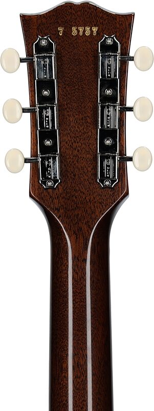 Gibson Custom 1957 Les Paul Junior Reissue Electric Guitar (with Case), Vintage Sunburst, Serial Number 75757, Headstock Straight Back