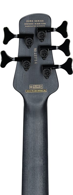 Spector Euro5 LX Electric Bass, 5-String (with Gig Bag), Haunted Moss Matte, Serial Number 21NB22754, Headstock Straight Back