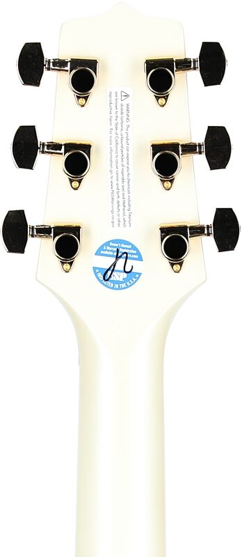 Takamine GD35CE Acoustic-Electric Guitar (with Gig Bag), Pearl White, Headstock Straight Back