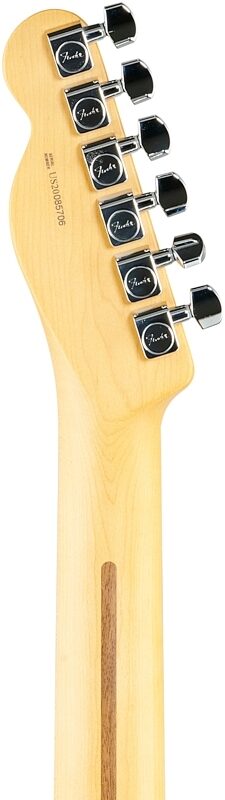 Fender American Pro II Telecaster Electric Guitar, Rosewood Fingerboard (with Case), Mercury, Headstock Straight Back
