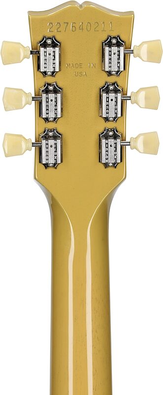 Gibson Les Paul Standard '50s Mahogany Top Electric Guitar (with Case), TV Yellow, Headstock Straight Back