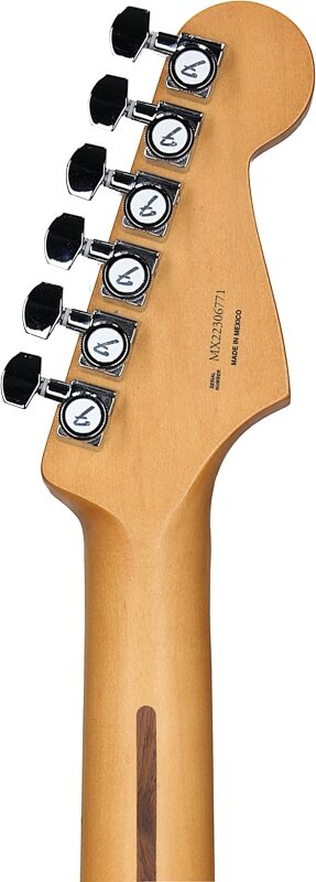 Fender Player Plus Stratocaster Electric Guitar, Left Handed (with Gig Bag), 3-Color Sunburst, Headstock Straight Back