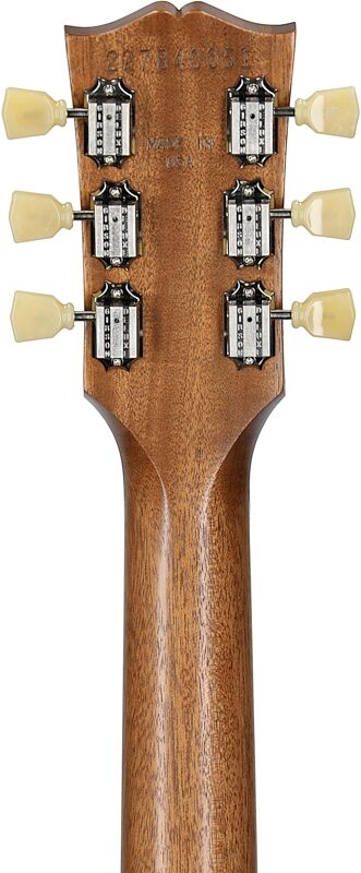 Gibson Les Paul Standard '50s Faded Electric Guitar (with Case), Vintage Tobacco Burst, Headstock Straight Back