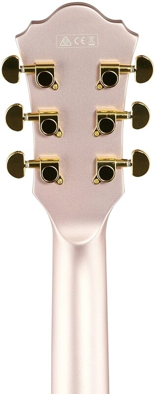 Ibanez AS73G Artcore Semi-Hollowbody Electric Guitar, Rose Gold Metallic, Headstock Straight Back