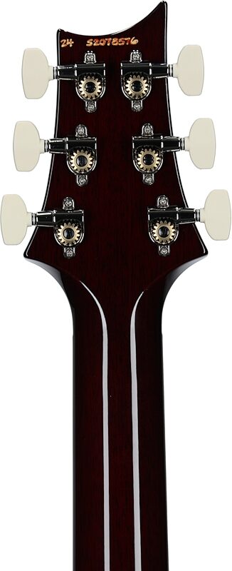 PRS Paul Reed Smith S2 Custom 24-08 Electric Guitar (with Gig Bag), Dark Cherry Sunburst, Headstock Straight Back