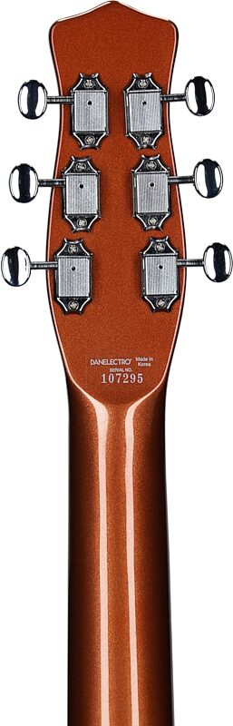 Danelectro '59 MOD NOS Electric Guitar, Copper, Headstock Straight Back