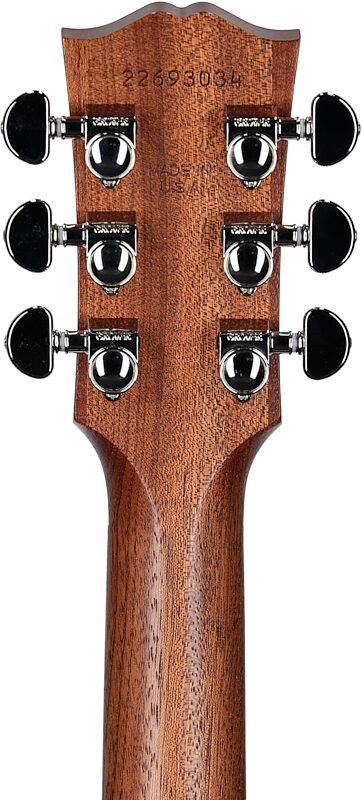 Gibson J-45 Studio Rosewood Acoustic-Electric Guitar (with Case), Satin Rosewood Burst, Headstock Straight Back