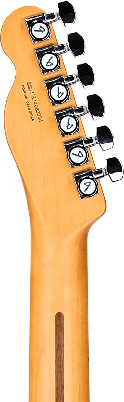 Fender American Ultra II Telecaster Electric Guitar, Maple Fingerboard (with Case), Ultraburst, Headstock Straight Back