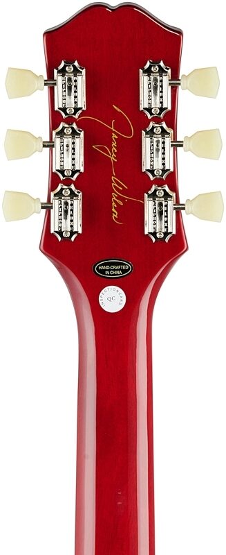 Epiphone Limited Edition Nancy Wilson Fanatic Electric Guitar (with Case), Fanatic Fireburst, Headstock Straight Back