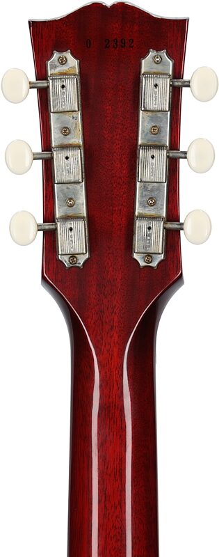 Gibson Custom 1960 Les Paul Special Double Cut Electric Guitar (with Case), Cherry, Headstock Straight Back
