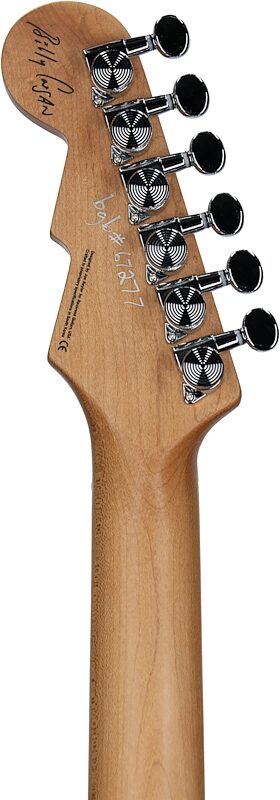 Reverend Billy Corgan Z-One Electric Guitar, Midnight Black, Headstock Straight Back