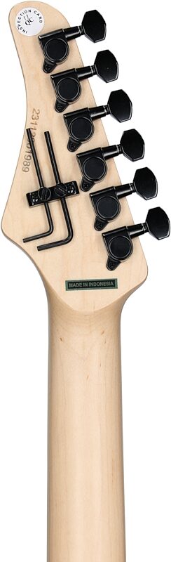 Kramer Pacer Carrera Electric Guitar, (with Gig Bag), Ebony, Headstock Straight Back