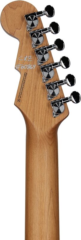 Reverend Airsonic W Electric Guitar, Midnight Black, Headstock Straight Back