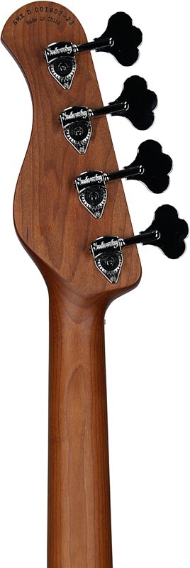 Sadowsky MetroExpress 21-Fret Vintage J/J Electric Bass, Maple Fingerboard, Black, Headstock Straight Back