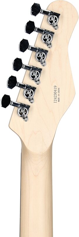 Michael Kelly 59 Thinline Electric Guitar, Left Handed, Natural, Spalted Maple Top, Headstock Straight Back