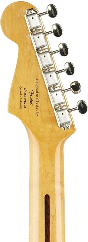 Squier Classic Vibe '50s Stratocaster Electric Guitar, with Maple Fingerboard, White Blonde, Headstock Straight Back