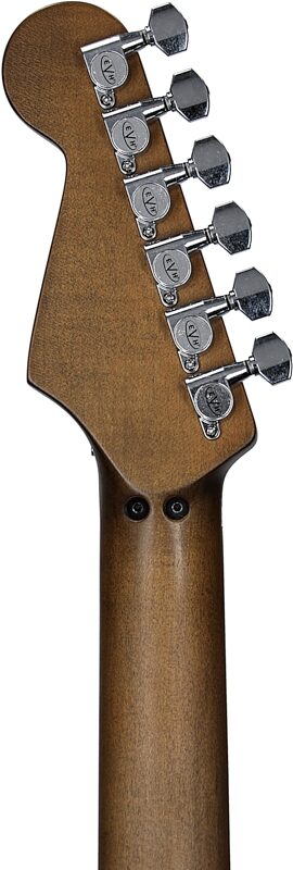 EVH Eddie Van Halen Frankenstein Relic Series Electric Guitar (with Gig Bag), Vintage Sunburst, Headstock Straight Back
