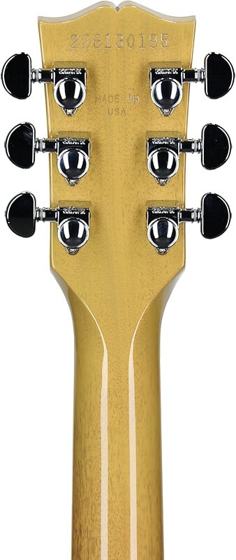 Gibson SG Standard Custom Color Electric Guitar (with Soft Case), TV Yellow, Headstock Straight Back
