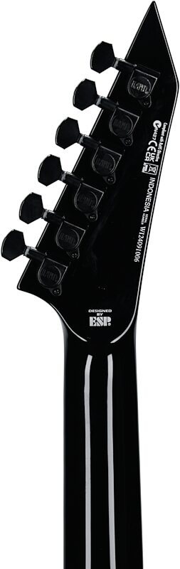 ESP LTD EX-201 Electric Guitar, Black, Headstock Straight Back